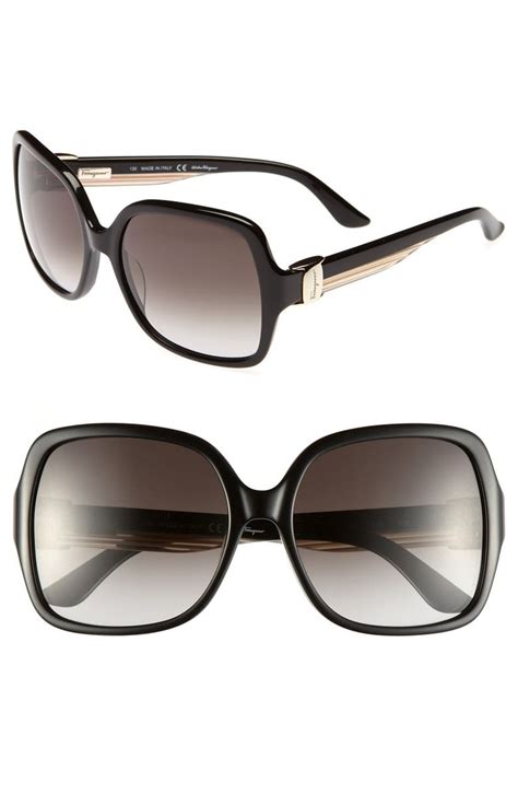 salvatore ferragamo oversized sunglasses